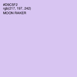 #D9C5F2 - Moon Raker Color Image